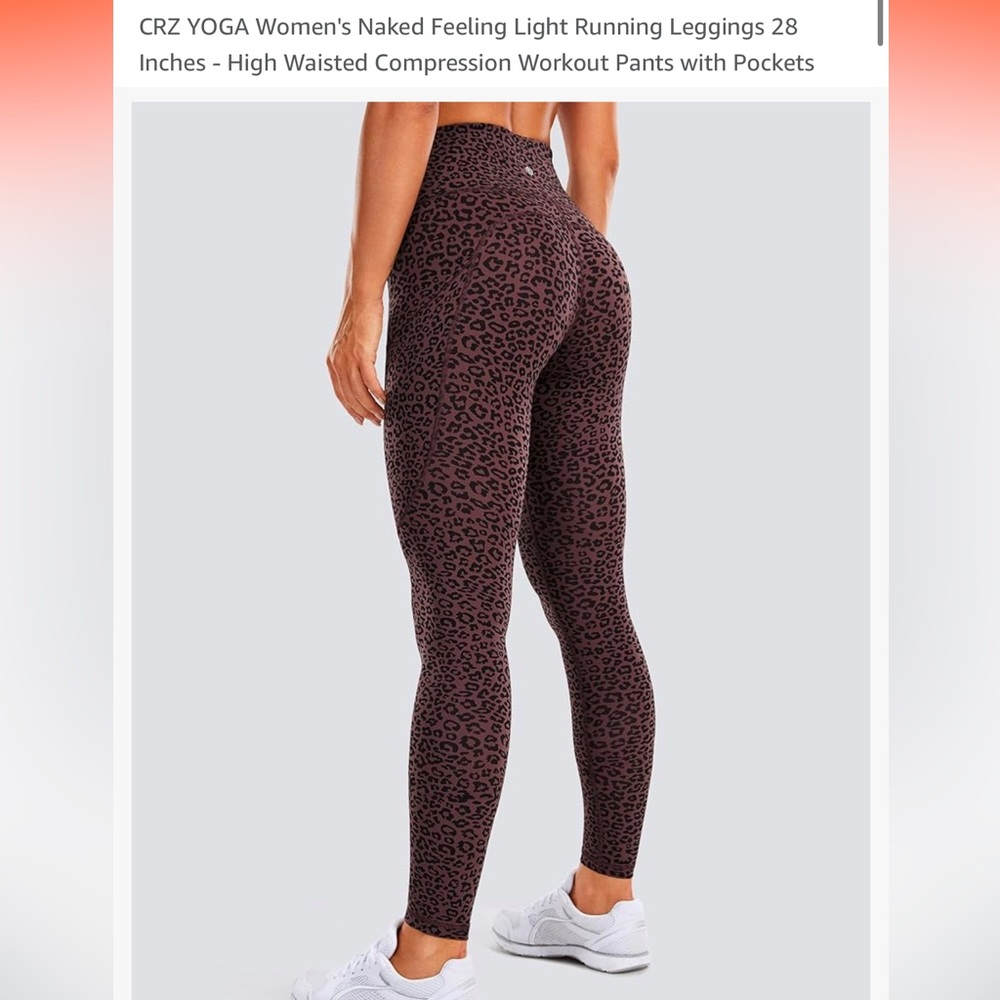 CRZ Yoga leopard leggings